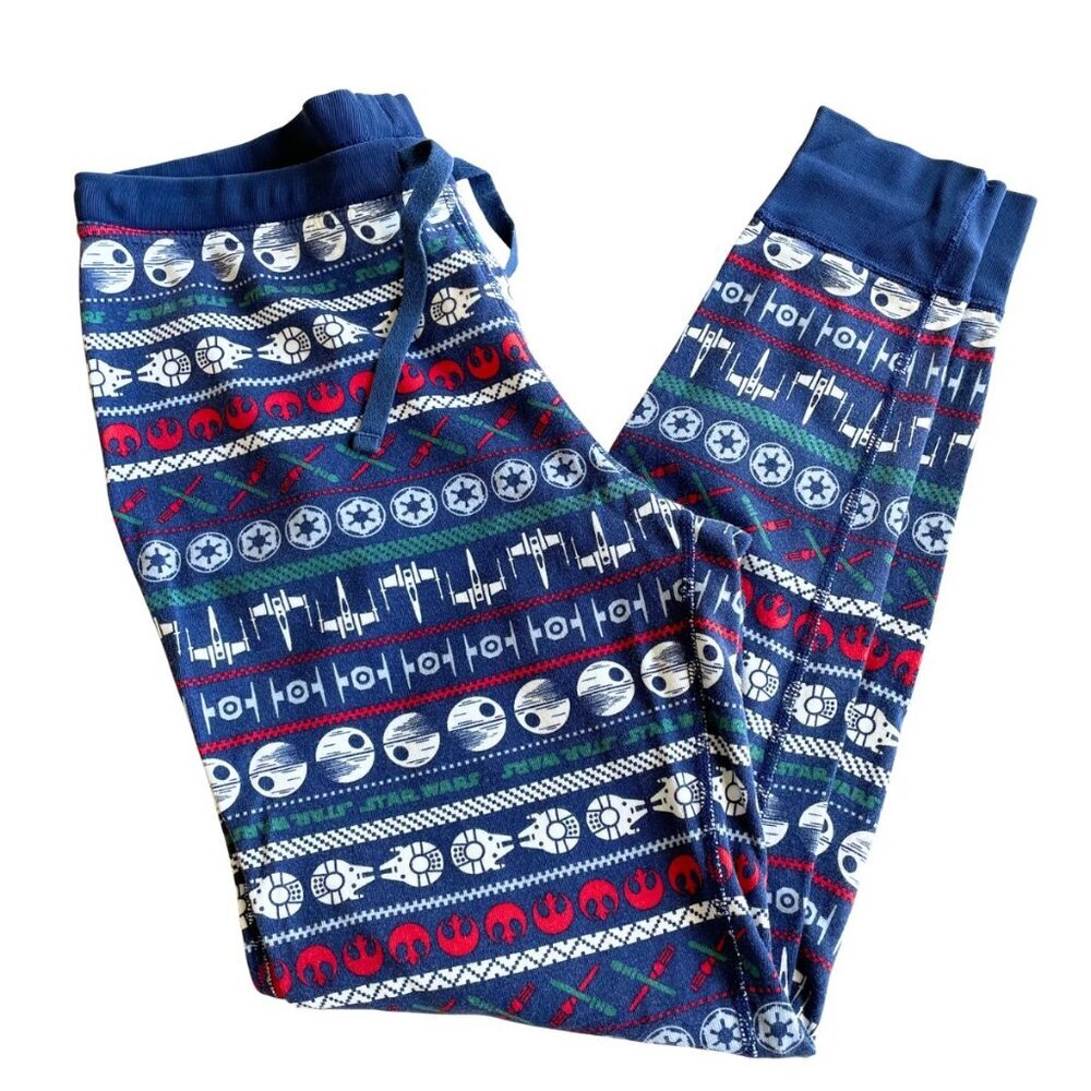 Hanna Andersson X Star Wars Women's Holiday Long John Pajama Pants - Size Medium